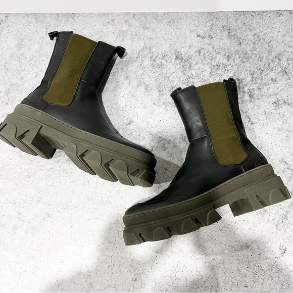 POST XCHANGE Shane 52 Boot Lug Black Zip Size EU 41 US 10 NEW - Picture 3 of 10